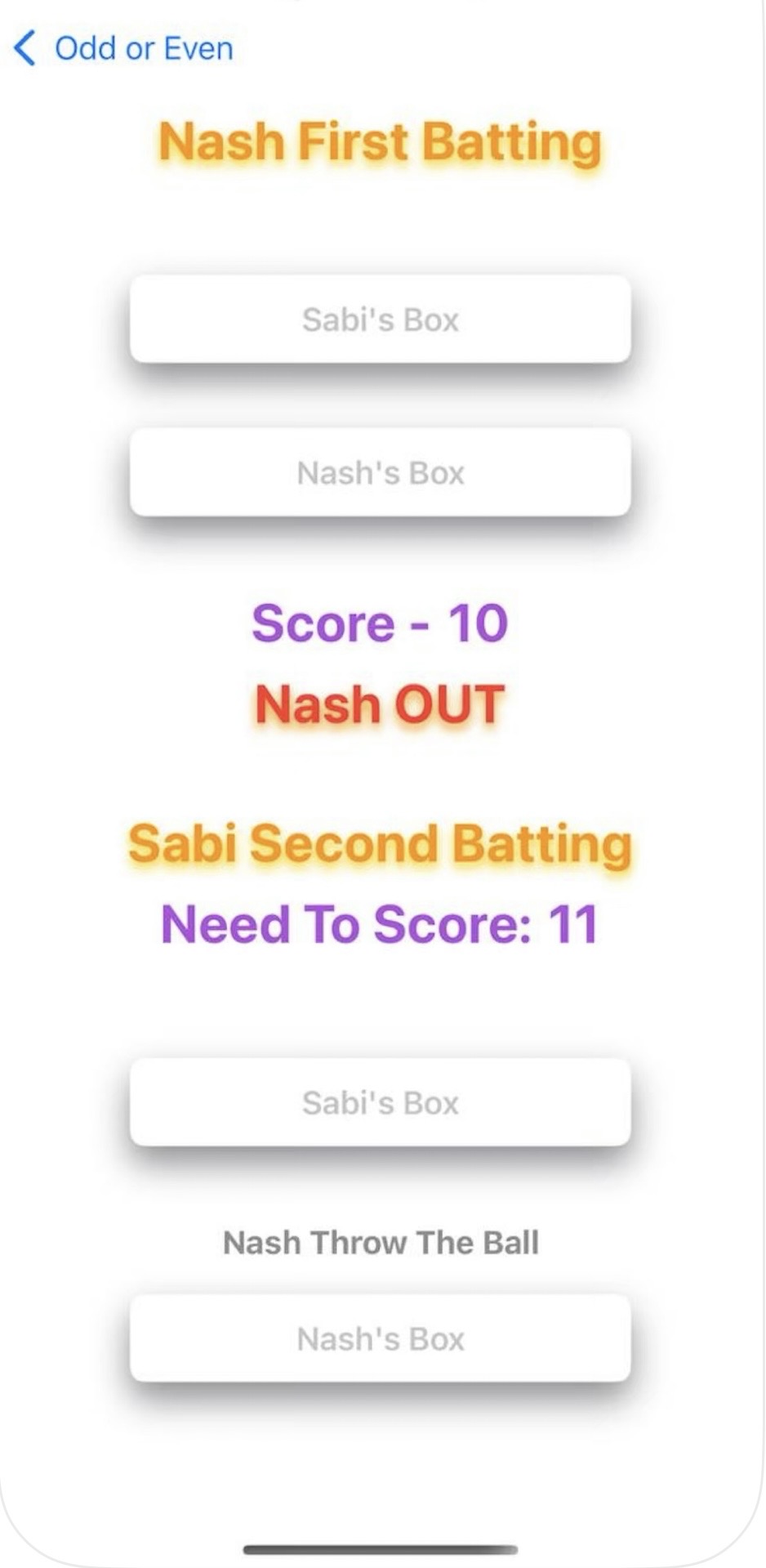 Hand Cricket screenshot 3